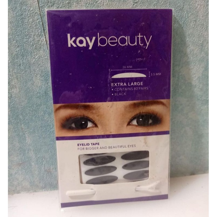 Kay Beauty Eyelid Tape - Extra Large Black