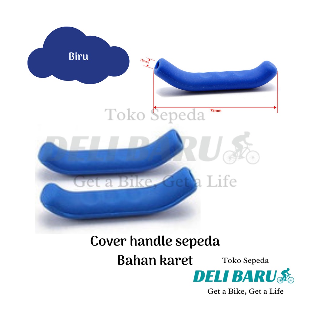 Delibaru Cover handle pelindung pegangan rem silikon warna sepeda