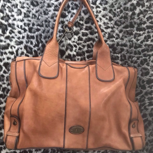 preloved fossil bag authentic large