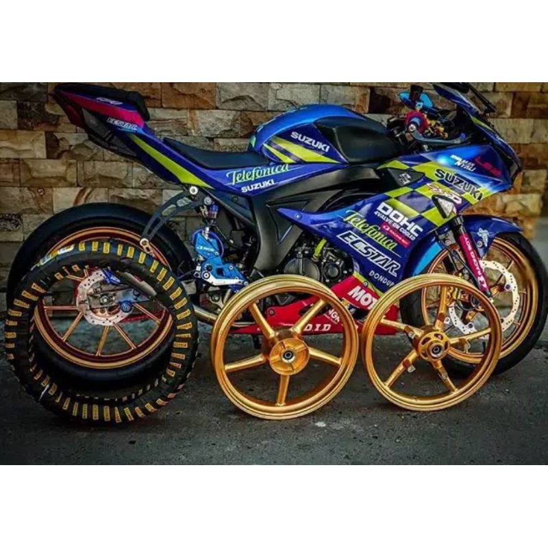 Velg Racing Boy RCB SP 522 GSX 150 Velg Racing RCB Sp522 Suzuki GSX 150 Depan belakang