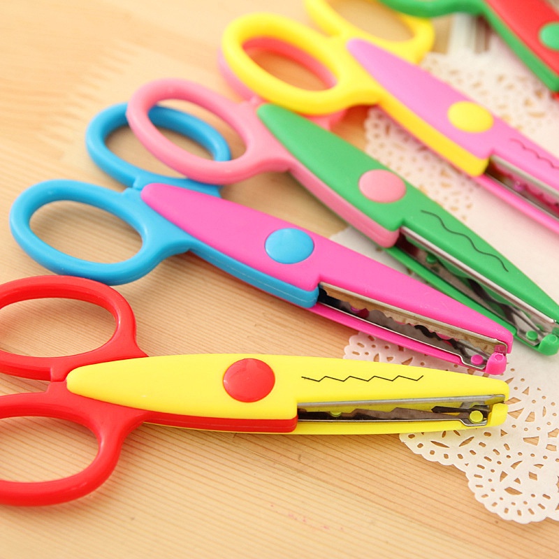 Gunting Renda Handmade Multifungsi Warna-Warni Untuk Anak