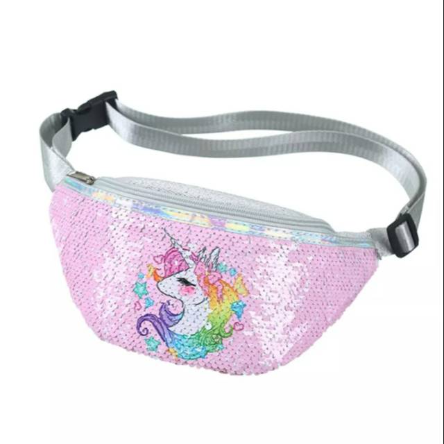 Tas selempang anak payet Unicorn New / Tas anak lucu / Tas Anak Unicorn