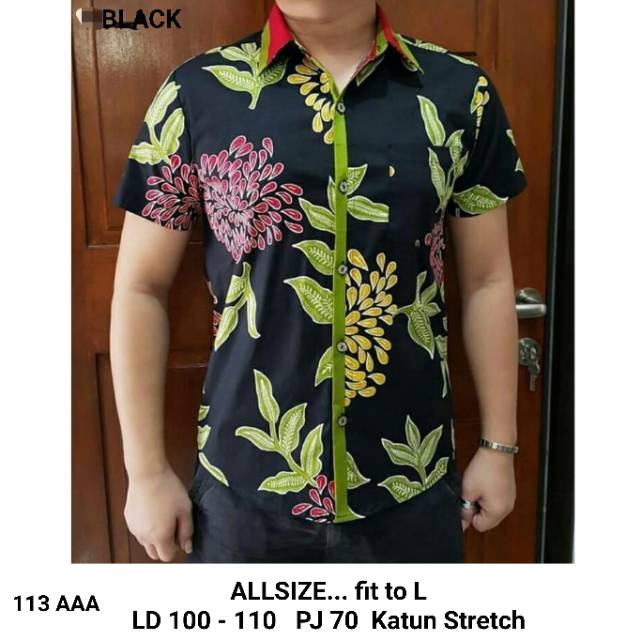 Kemeja Batik Pria / Kemeja Pria Slim fit Batik Modern / Kemeja Pria  Batik Premium