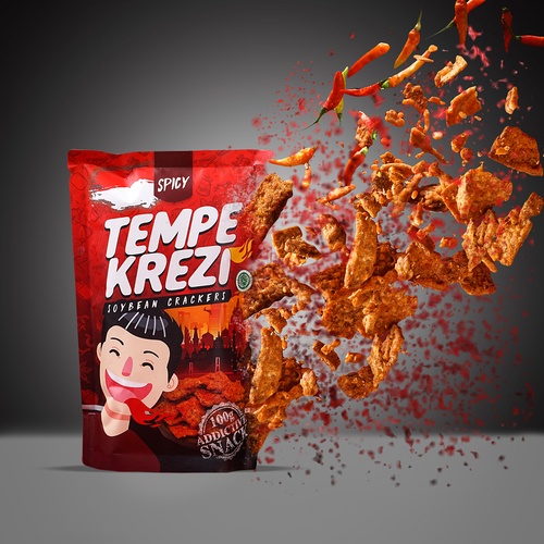 

Keripik Tempe Krezi 100Gr Varian Spicy (Pedes)