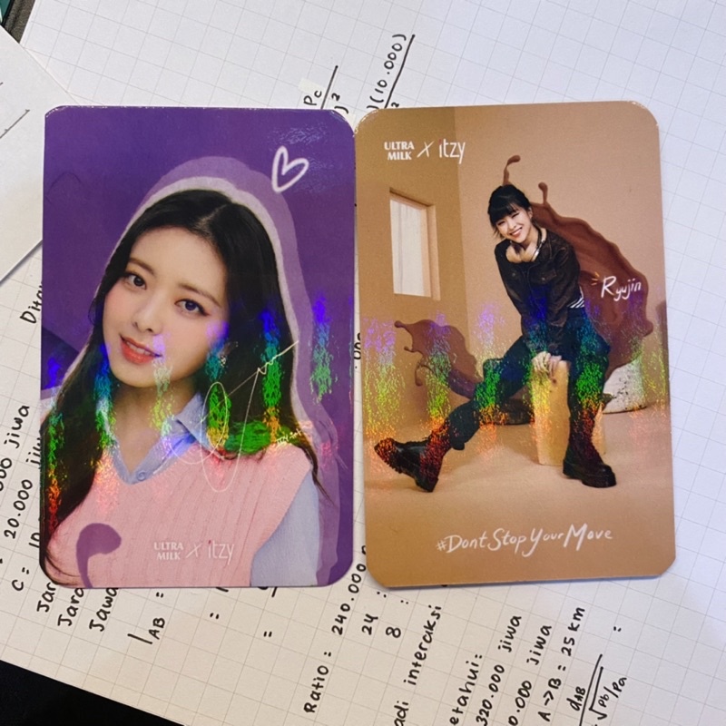 [READY] OFFICIAL PC ITZY x ULTRAMILK RYUJIN YUNA