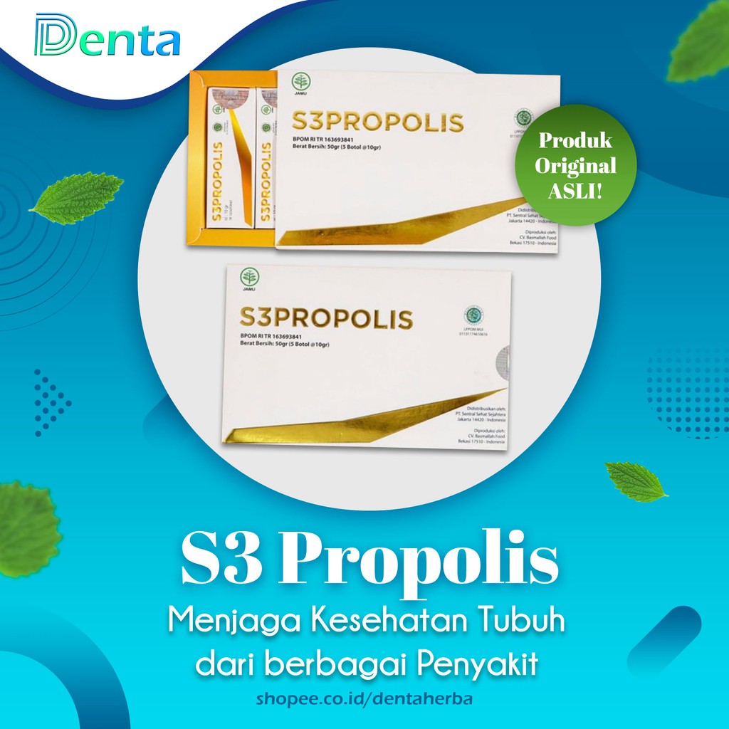 Propolis S3 / S3 PROPOLIS / S3propolis Propolis Asli Suplemen Menjaga Imunitas Daya Tahan Tubuh