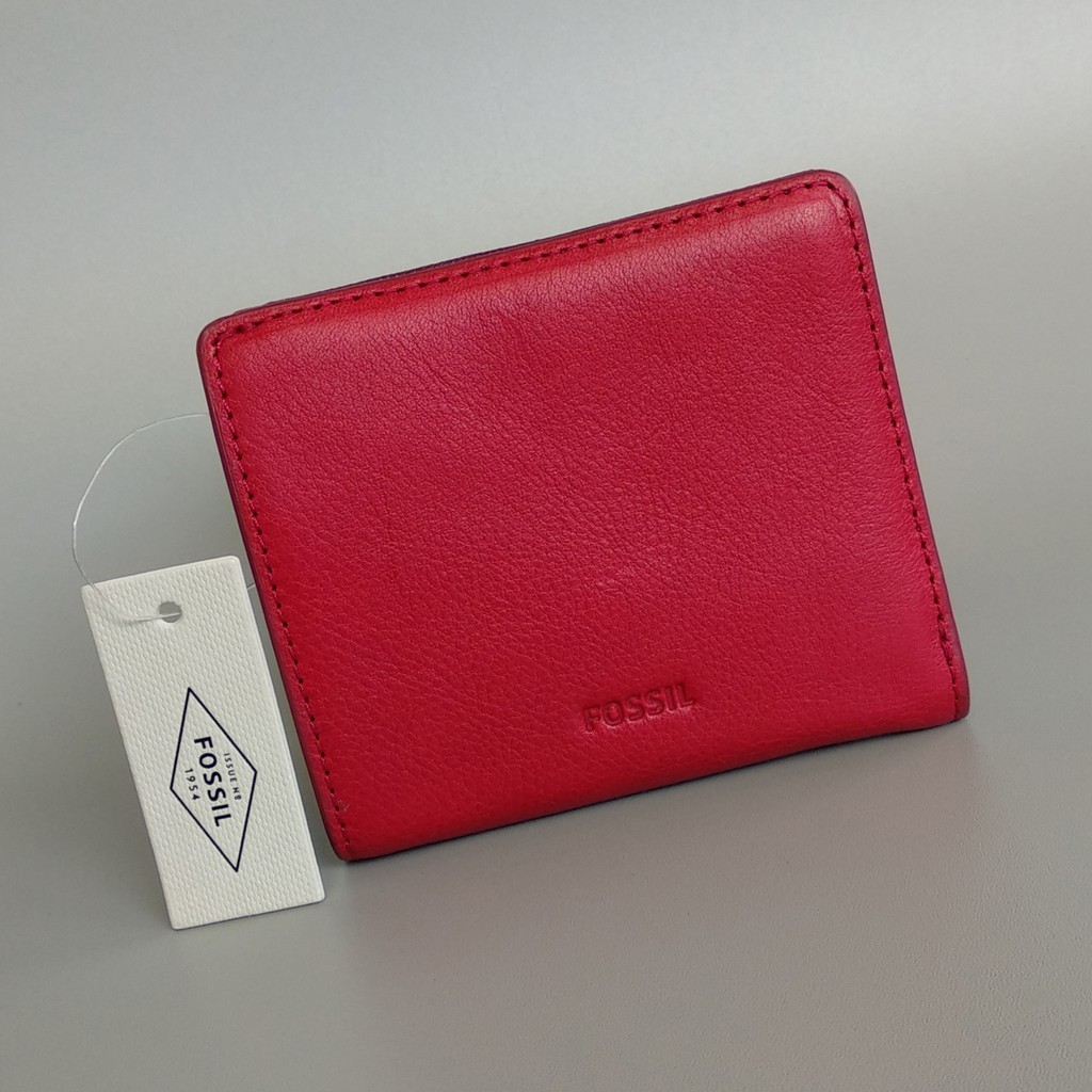 Dompet Fossil Emma Mini Wallet Red Velvet