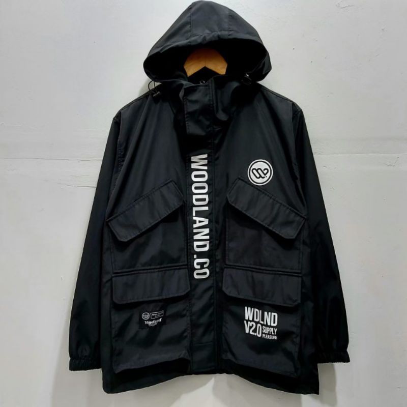 JAKET PRIA JAKET WOODLAND JAKET LOGO BORDIR