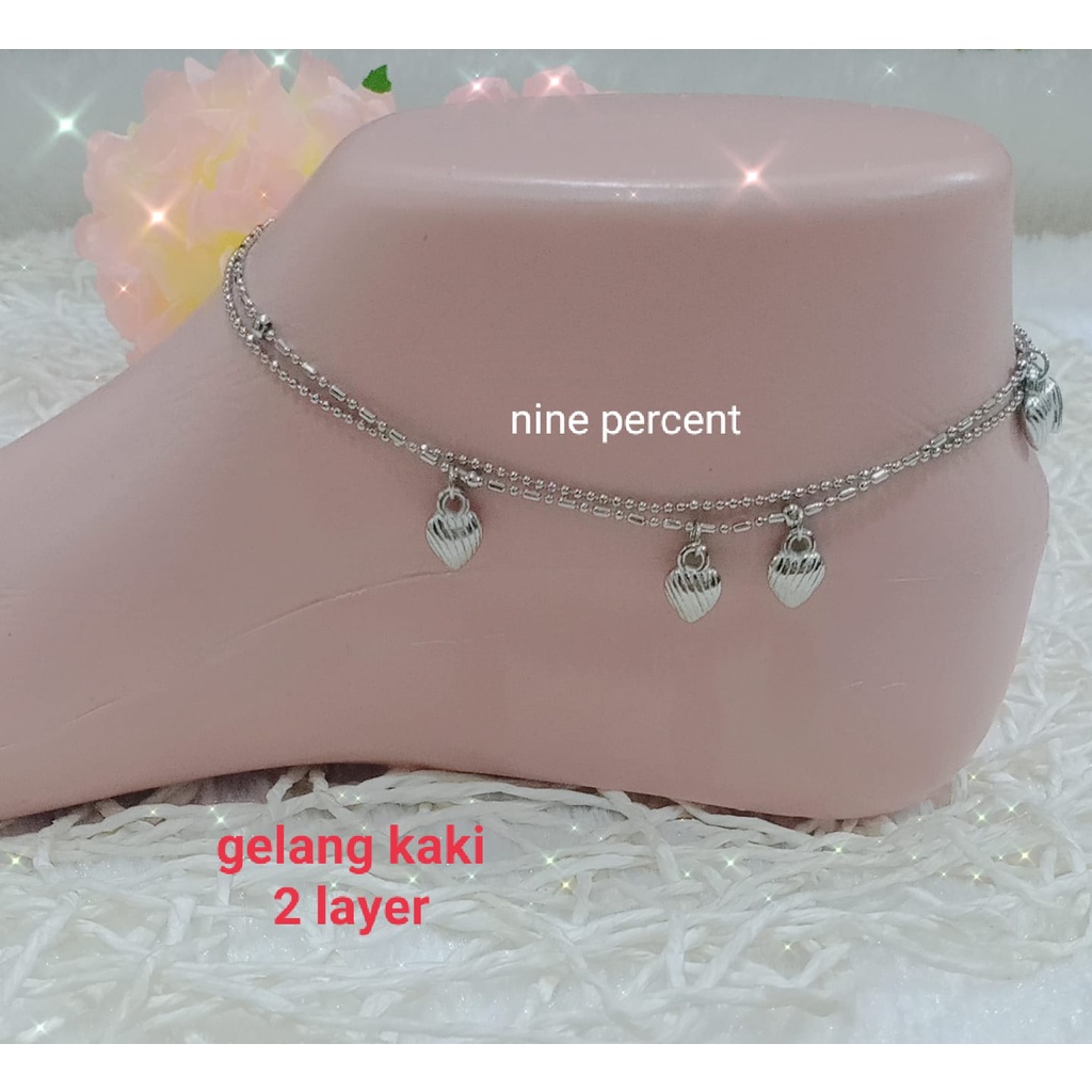 gelang kaki FASHION wanita cantik / gelang kaki rante wanita