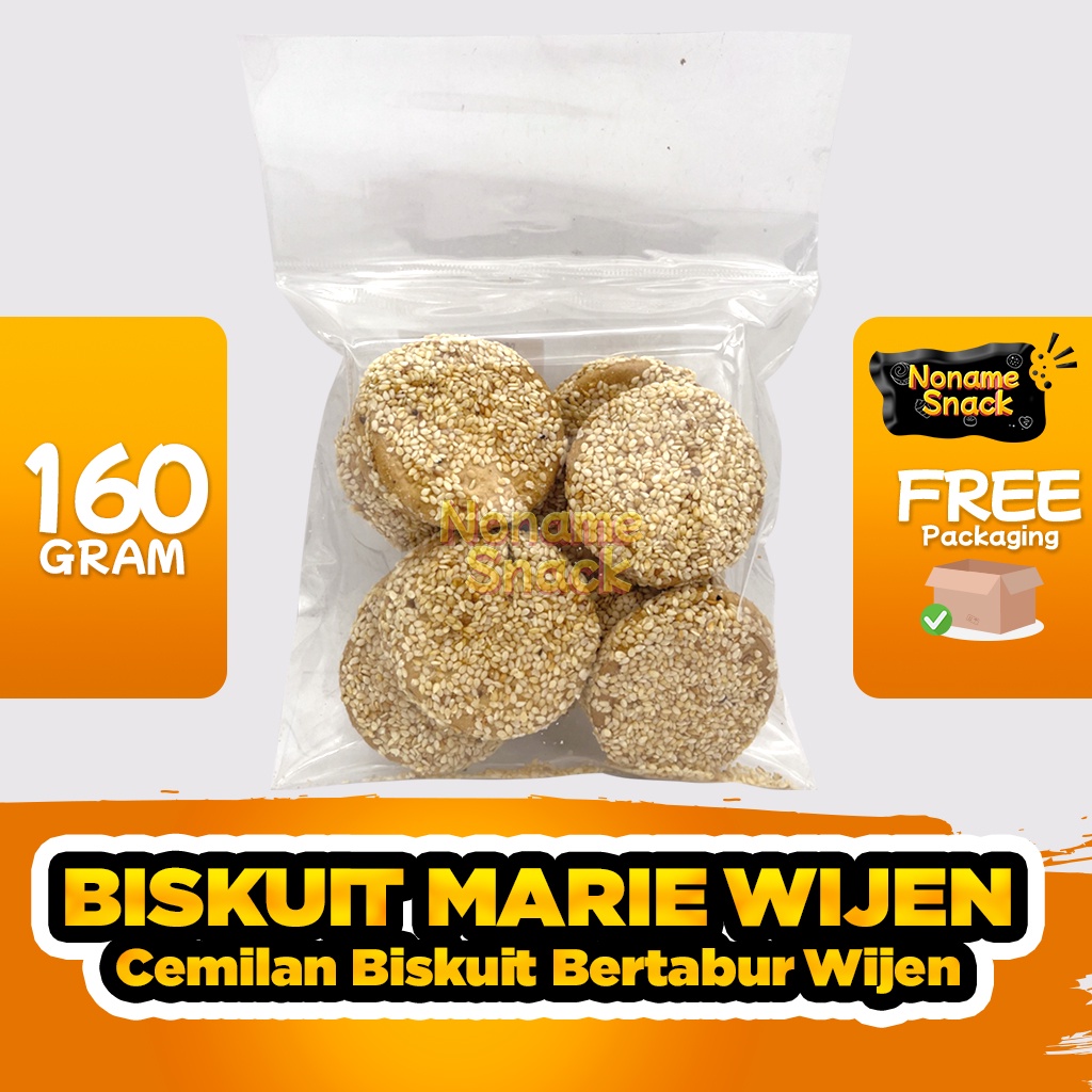 NoName Snack - Kue Marie Wijen Cemilan Jadul Grosir 160Gr