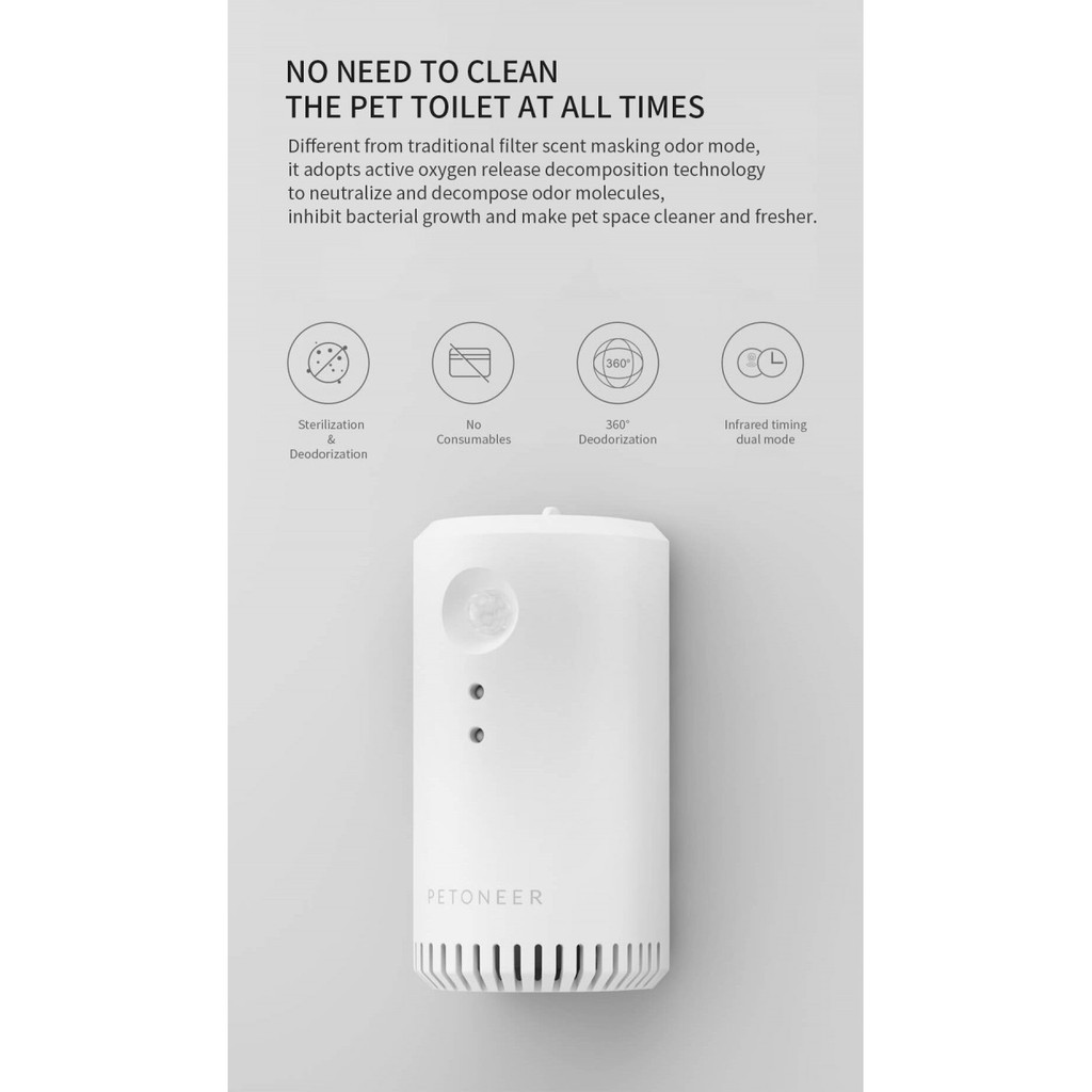 XIAOMI PETONEER Smart Intelligent Sterilization Deodorizer - AOE010