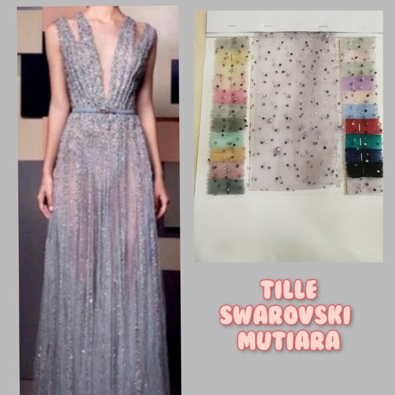 tile Swarovski mutiara/tile natasha/tile Swarovski/tile pearl