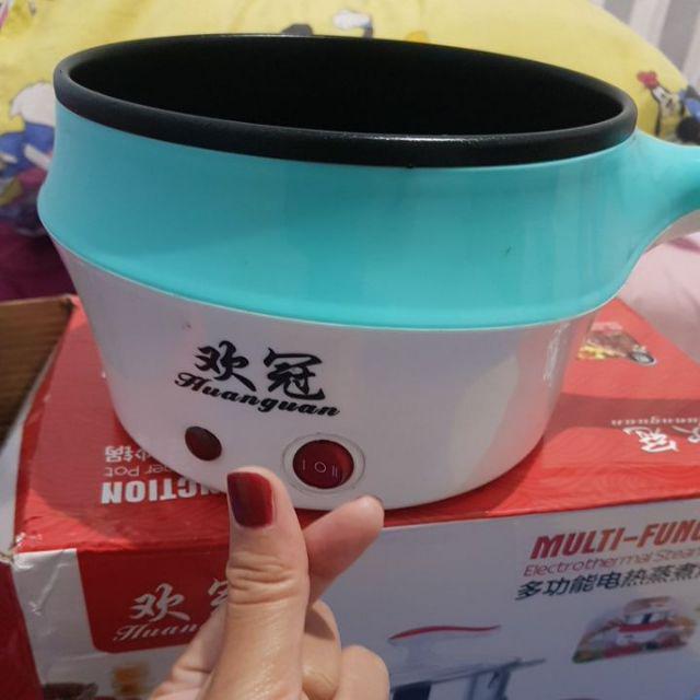Pe8 Multifunctional Electric Fry Pan Panci Listrik Lapisan Keramik