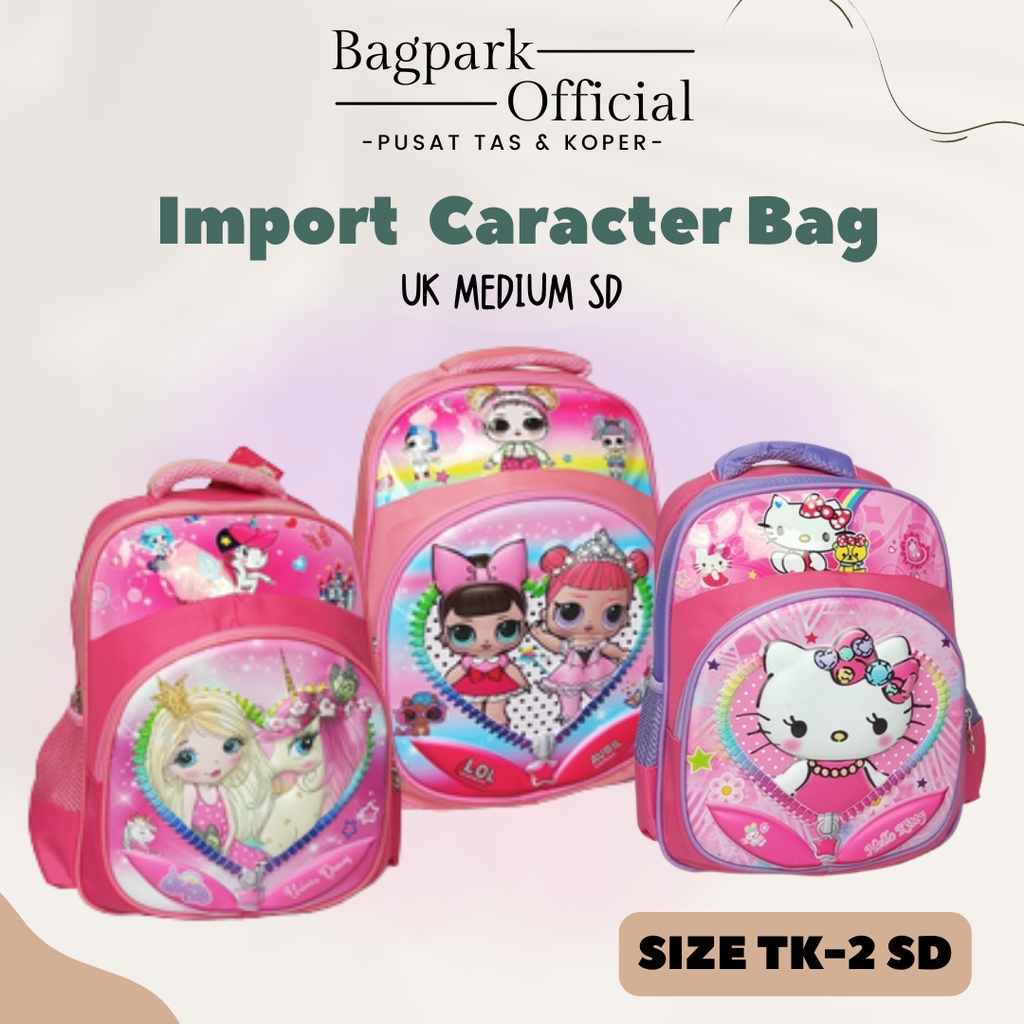 Tas Anak Sekolah Alto Embos  Tas Anak Cewek Gambar Unicorn Hello Kitty Lol Terbaru Tas Anak Murah