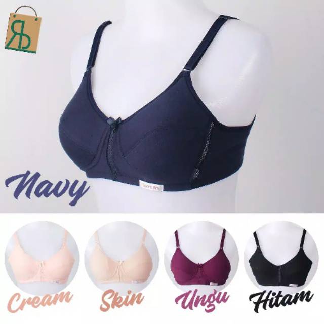 KIRANAOFFICIAL - (COD) BH SPORT KATUN BRA MAMA TANPA KAWAT BUSA TIPIS