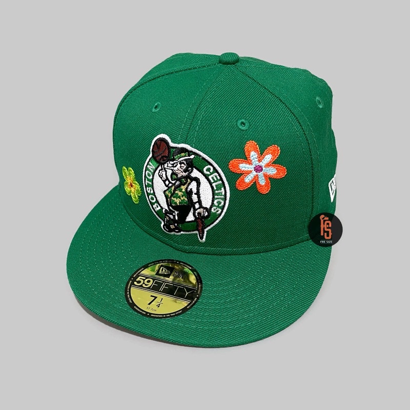 TOPI NEW ERA ORIGINAL 5950 Q2QT BOSTON CELTICS GREEN UV PINK