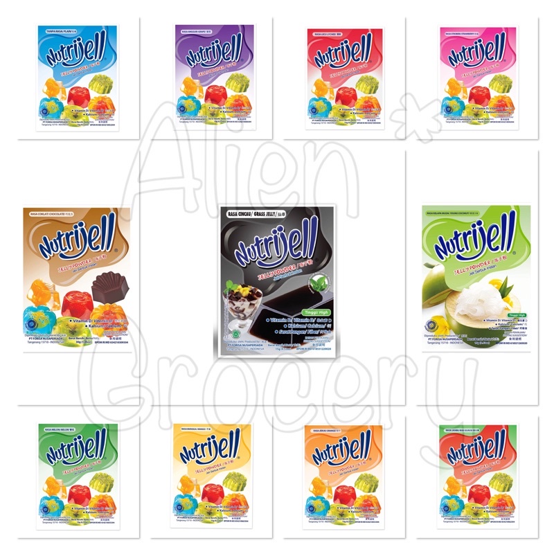 Nutrijell Nutri Jell All Variant BESAR 15gr 30gr