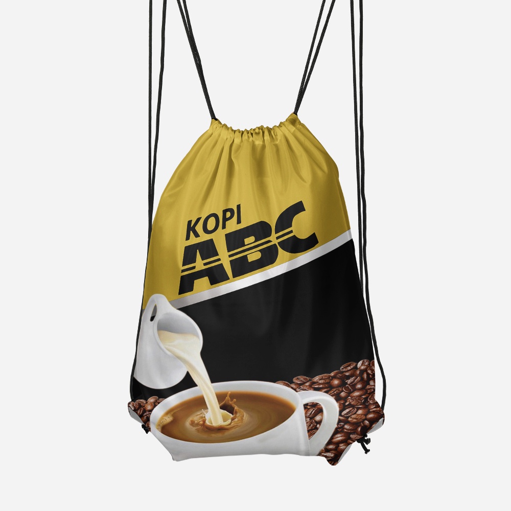 Tas serut / String bag / Tas Punggung KOPI ABC Fullprinting Terbaru