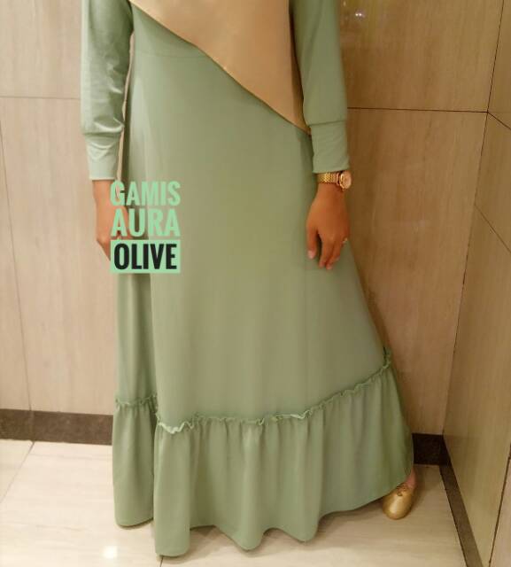 Gamis Jersey Premium Aura by Almeera