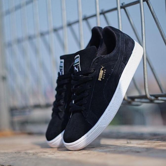 Hr358 Super Sepatu Sneakers Original Pria Wanita Puma Suede Black List Laurusmart