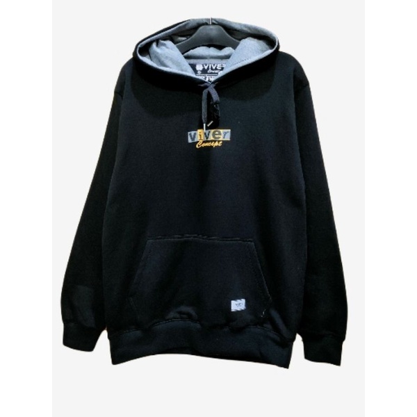 Hoodie Sweater Pria Distro Original Viver concept Bahan Fleece Cotton Taiwan Terbaru