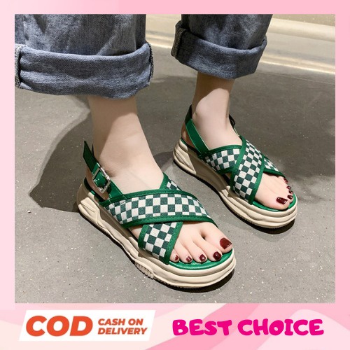 Free Kotak Sepatu Sandal Wedges Wanita Import Premium Quality LFS-SW02