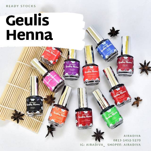 Jual Nail Henna by Geulis Henna | Shopee Indonesia