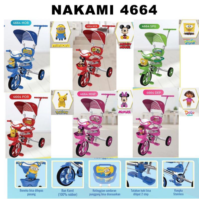 Sepeda Roda 3 Nakami 4664