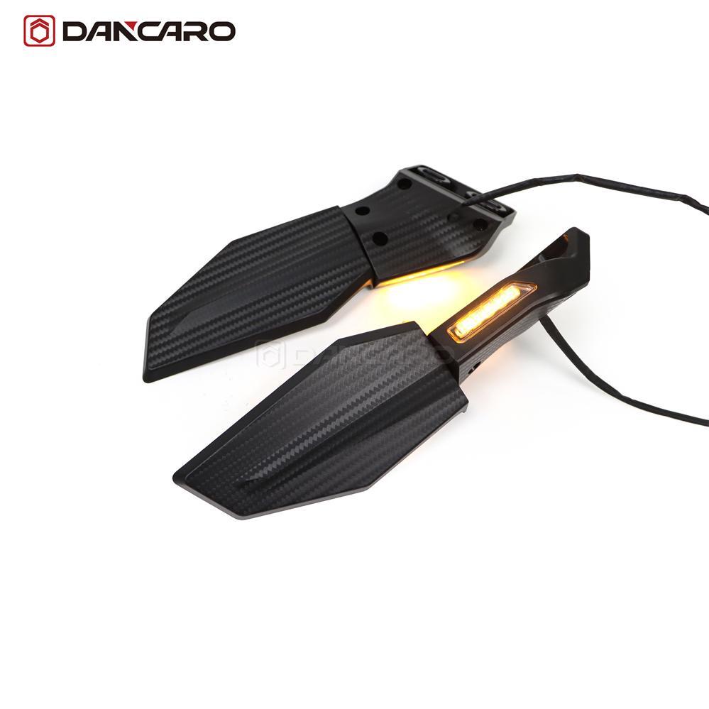 Rear Mirror LED Sein Winglet Fairing Cnc Japanese Ninja Cbr R25 Motor Universal R15 125 150 2500 GSX Nmax Xmax