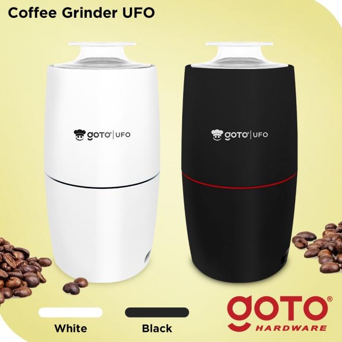 Grinder Kopi GOTO UFO GOH-60033-00482, Penggiling Biji Manual dengan Pisau Baja Tahan Karat