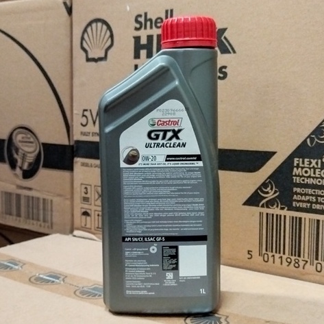 OLI MESIN MOBIL BENSIN LCGC CASTROL GTX ULTRA CLEAN 0W-20 1 LITER