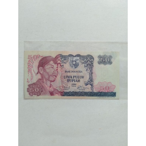 uang Kuno 50 sudirman atau rp50 atau 50 rupiah sudirman