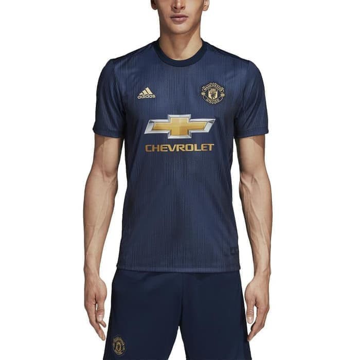 Baru 1 Stel Dewasa Jersey Bola + Celana Mu_ Manchester United_ 3Rd 18/19 |