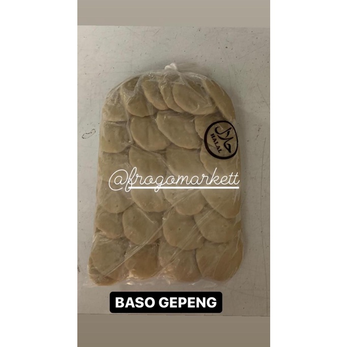 

MAKANAN BEKU / BASO GEPENG ISI 50PCS NON COD