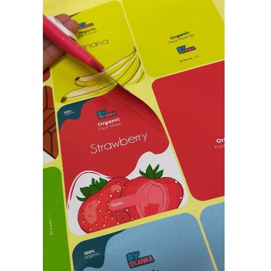 

Stiker Label Cromo Print dan Cut