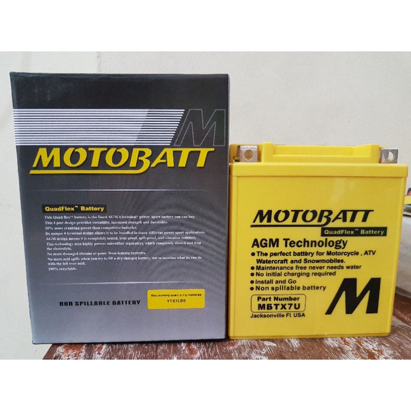 Aki Motor Motobatt MBTX 7 U