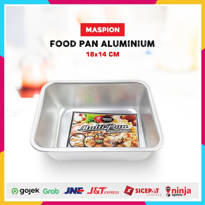 Multi Pan Maspion 18 x 14 cm Food Pan Alumunium Multipan 1814 Loyang