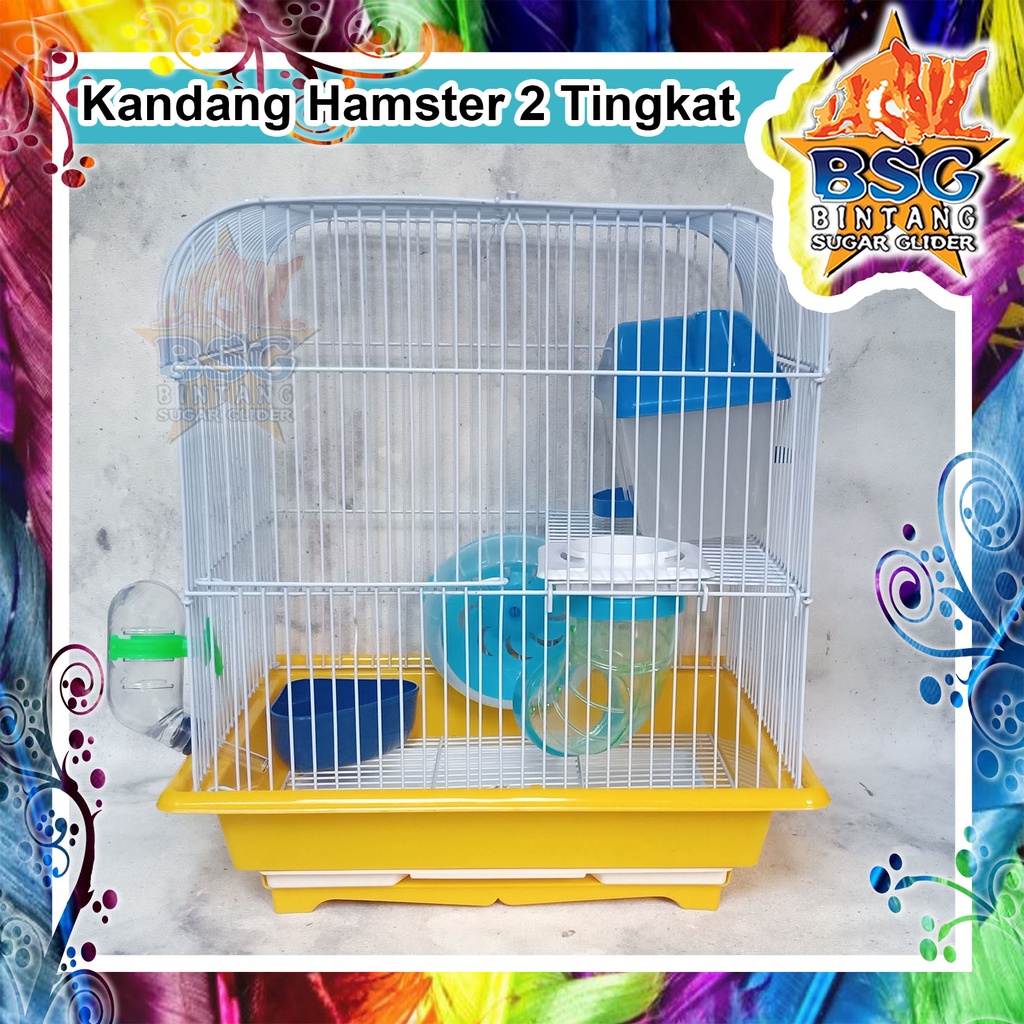RS562 Kandang Hamster - Rumah Hamster - Plus Fullset Mainan Hamster-4