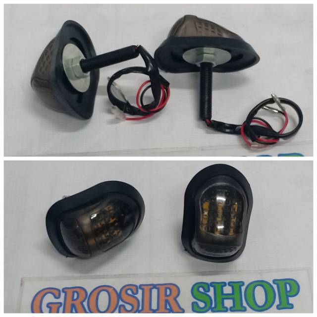 SEIN SEN TEMPEL FERING / LAMPU SEN TEMPEL LED UNTUK MOTOR FERING / SEN LED TEMPEL BULAT VARIASI