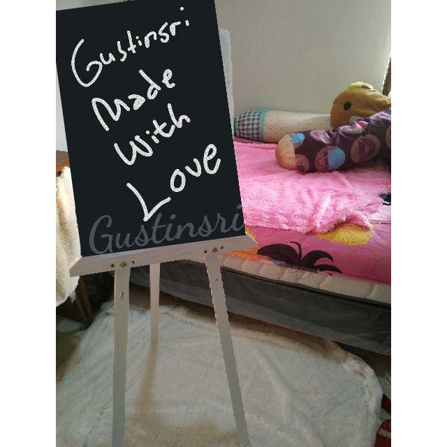 

PAPAN TULIS (TANPA FRAME) + TRIPOD KAYU 120CM CHALKBOARD FRAMELESS + TRIPOD KAYU KAKI PENYANGGA WO5