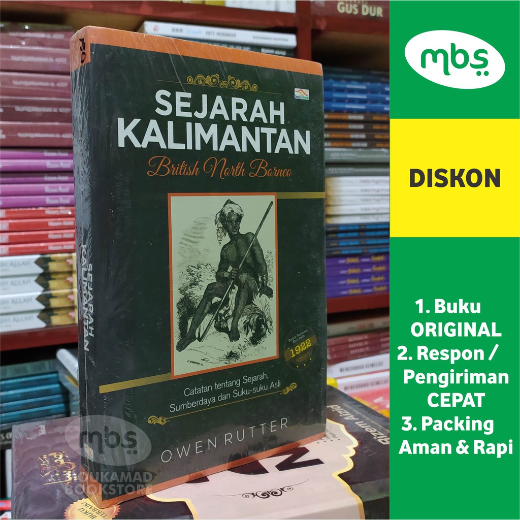 BUKU SEJARAH KALIMANTAN - British North Borneo - Owen Rutter