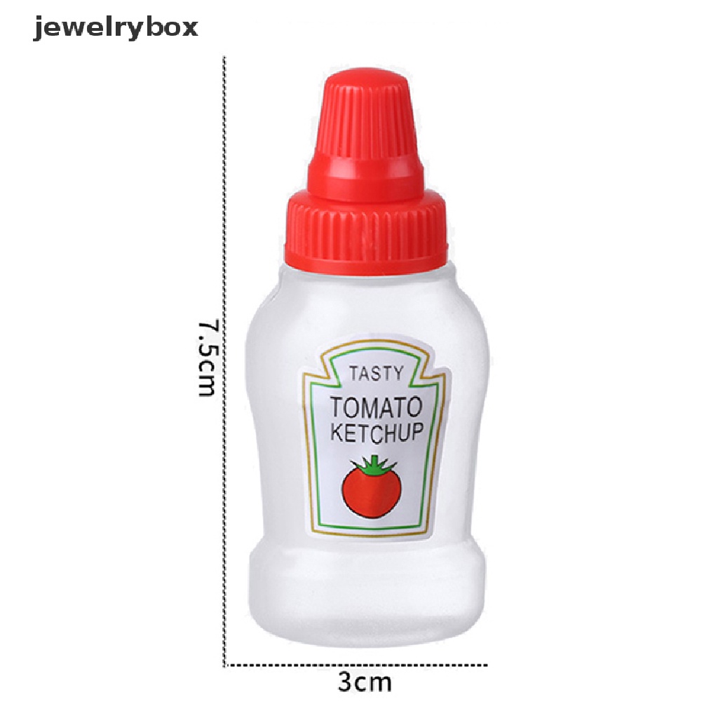 (jewelrybox) 2 / 3Pcs Botol Kecap / Saos / Salad Mini Portable