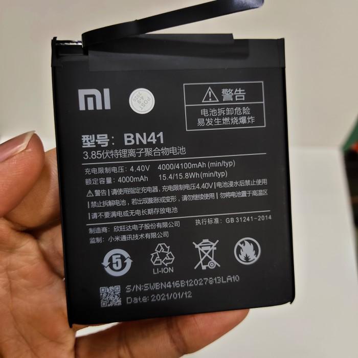 Baterai Original 100% Xiaomi redmi note 4 / 4X BN41