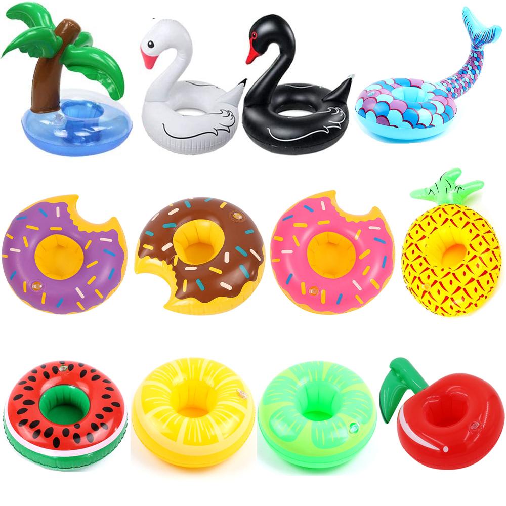 Chookyy 1Pcs Inflatable Drink Holders Float Mainan Bar Tatakan Gelas Pool Floaties Pelampung Kolam Renang