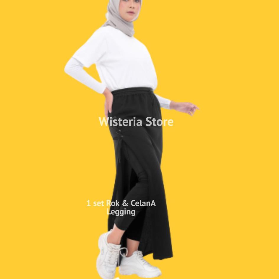 Grosir Terkini Setelan Rok Celana Senam Wanita setelan rok celana rok celana wanita panjang rok cela