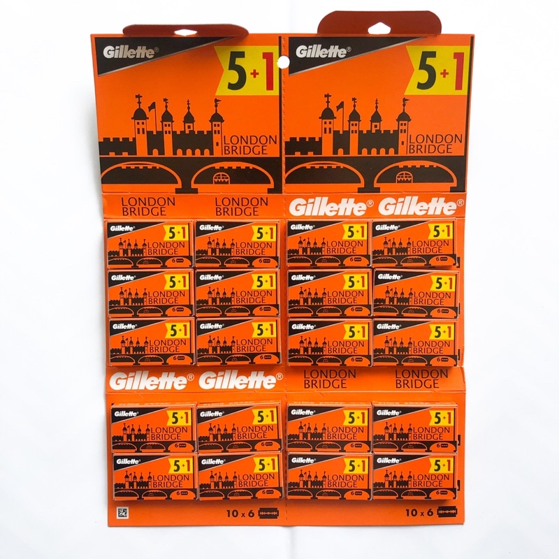 (20 Pack) Silet London Bridge 5+1