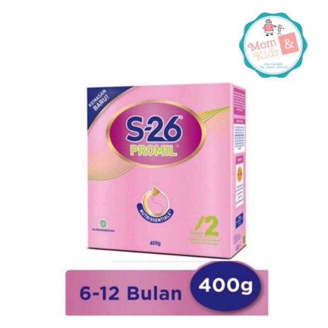 S26 Promil Tahap 1 / Promil 2 regular  Box 400 gr