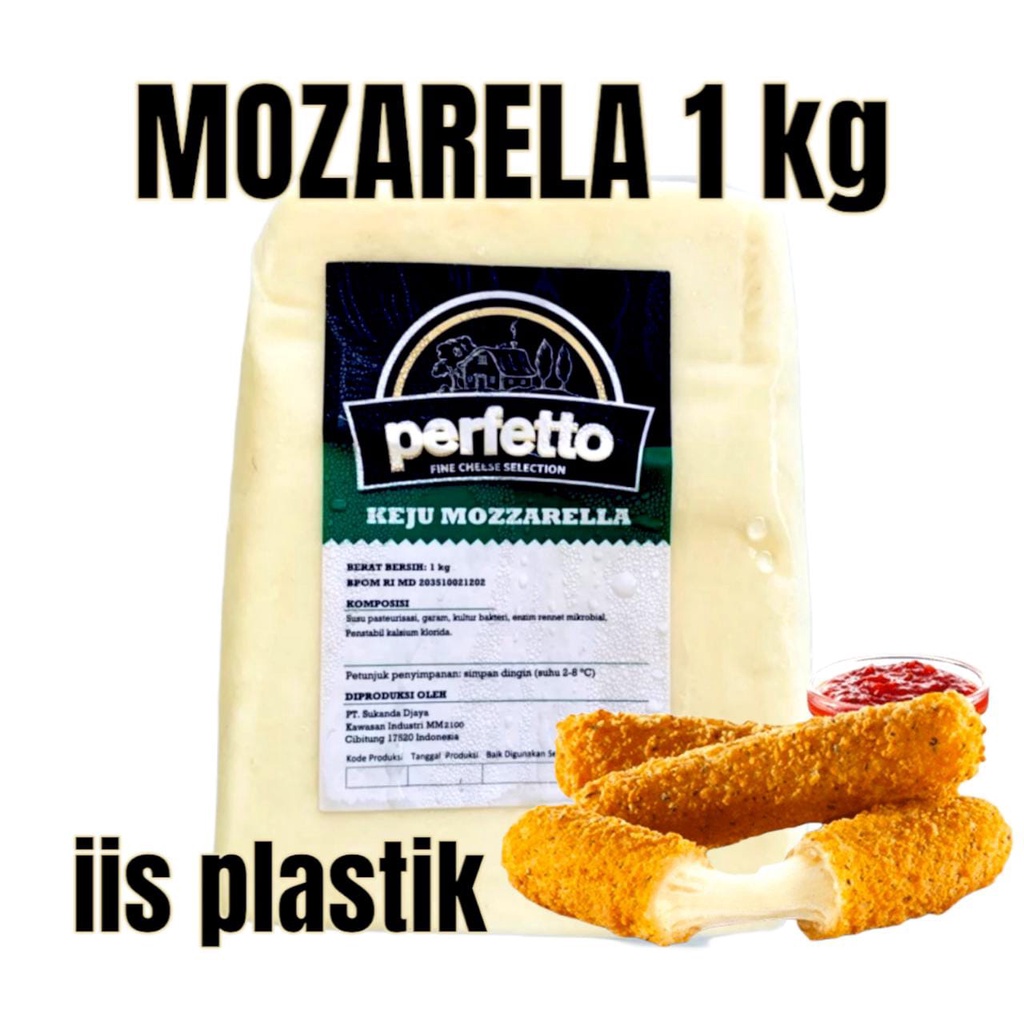 Keju Mozarella Perfetto 1KG / Mozzarella Cheese