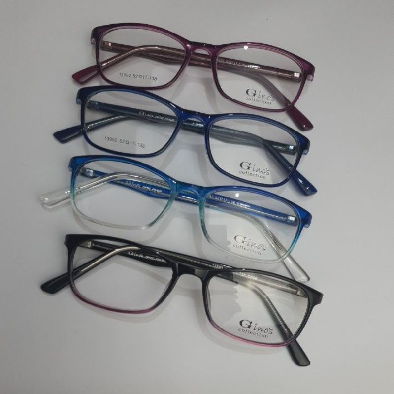 Kacamata Minus Frame Korea Baru Ginos 13992 + Lensa Supersin