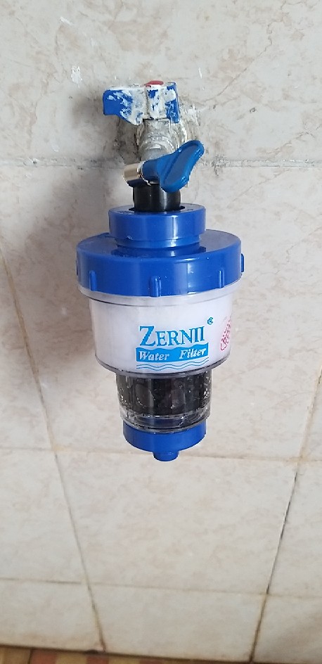 Paket Housing Puretrex Tabung Filter Air+ Spons Nanotec  10inc Drat 3/4 Kuningan Makassar